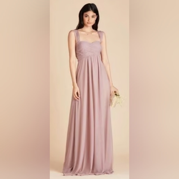 Birdy Grey Maria Blush Pink Rose Quartz Wedding Formal Bridesmaid Gown Dress XS - Picture 1 of 10